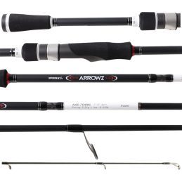 Atomic Arrowz Carbon Fishing Rod Travel Spin 7ft 4 Piece 6 - 14lb Pound