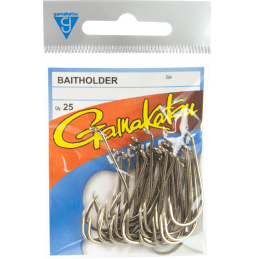 Gamakatsu Baitholder Bronze Fishing Hooks 25 Packs Sizes 6 to 4/0