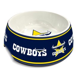 North Queensland QLD Cowboys NRL Team Design 710ml Melamine Dog Bowl