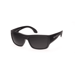 MAKO COVERT 9596 Matte Black Frame Grey Poly Lens Sunglasses