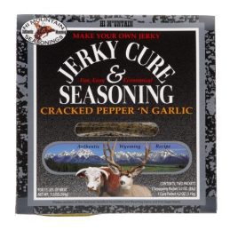 Hi Mountain Authentic Jerky Cure and Seasoning - Cracked Pepper & Garlic Blend Jerky Kit
