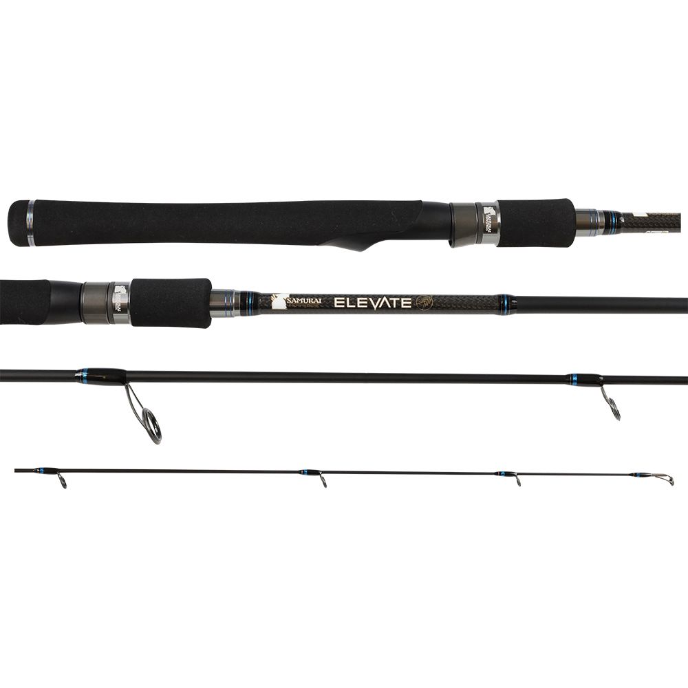 Samurai Elevate Carbon Fishing Rod Spin Fast 7ft 1 Piece 6 - 12lb Pound 1 Samurai Elevate Carbon Fishing Rod Spin Fast 7ft 1 Piece 6 - 12lb Pound