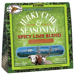 Hi Mountain Authentic Jerky Cure and Seasoning - Spicy Lime Blend Jerky Kit