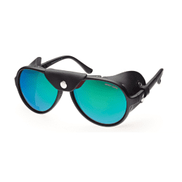 MAKO EXPLORER II 9608 Matte Black Frame Rose Glass Lens Green Mirror Sunglasses