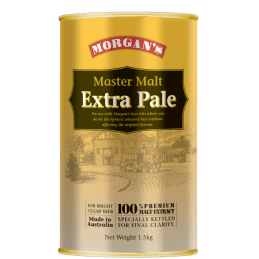 Morgan's Master Malt Extra Pale 1.5kg Home Brew Malt Extract - Light Beer Tin Booster