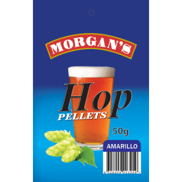 Morgan's Hop Pellets Amarillo Homebrewing Beer Brewing 50g Pack