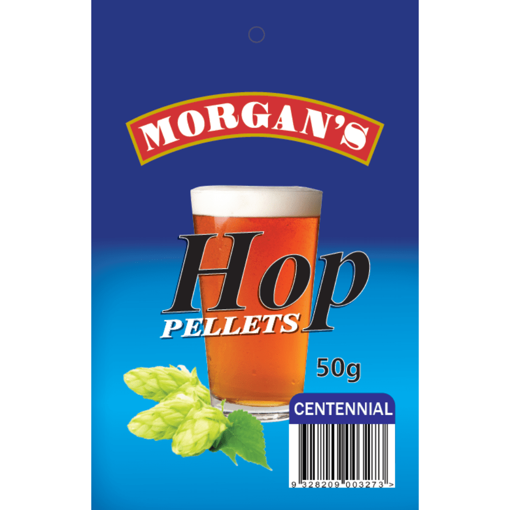 Morgan's Hop Pellets Centennial Homebrewing Beer Brewing 50g Pack 1 Morgan's Hop Pellets Centennial Homebrewing Beer Brewing 50g Pack