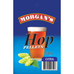 Morgan's Hop Pellets Citra Homebrewing Beer Brewing 50g Pack
