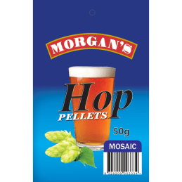 Morgan's Hop Pellets Mosaic Homebrewing Beer Brewing 50g Pack