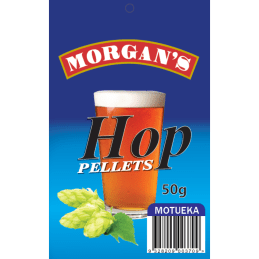 Morgan's Hop Pellets Moteuka Homebrewing Beer Brewing 50g Pack