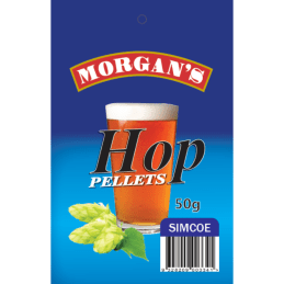 Morgan's Hop Pellets Simcoe Homebrewing Beer Brewing 50g Pack