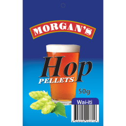 Morgan's Hop Pellets Wai-iti Homebrewing Beer Brewing 50g Pack