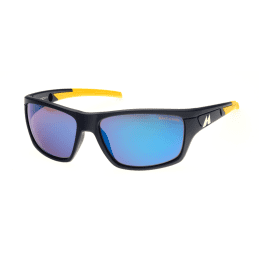 MAKO NEMESIS 9612 Blue Yellow Frame Brown HDIR Glass Lens Sunglasses