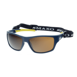 MAKO NEMESIS 9612 Blue Yellow FramePoly Lens Brown Sunglasses