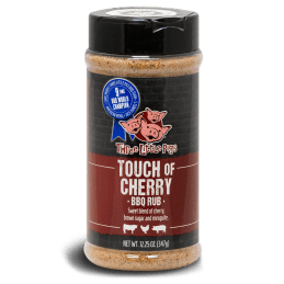 Three Little Pigs Touch of Cherry BBQ Rub 12.25oz - Premium Cherry-Kissed Rub for Pork, Ham, Chicken & Glazed BBQ
