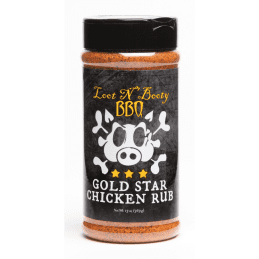 Loot N' Booty Gold Star Chicken BBQ Rub Seasoning  13oz