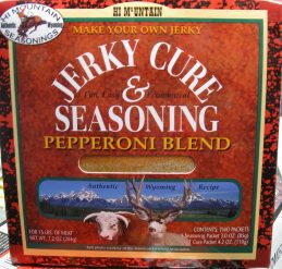 Hi Mountain Authentic Jerky Cure and Seasoning - Pepperoni Blend Jerky Kit