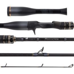 Samurai Refraction 442 Carbon Fishing Rod Bait Cast 5ft 6 inch 1 Piece 16-20lb