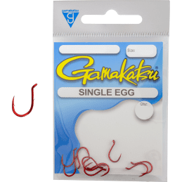 Gamakatsu Single Egg Gold Fishing Hooks Size 14 to 6