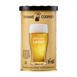 Thomas Coopers Golden Crown Lager 1.7kg Home Brew Beer Extract Tin - Dortmunder Style Lager Kit