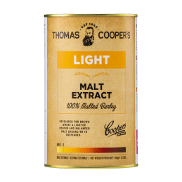 Thomas Coopers Light Malt Extract 1.5kg Home Brew Malt Extract - Light Beer Tin Booster
