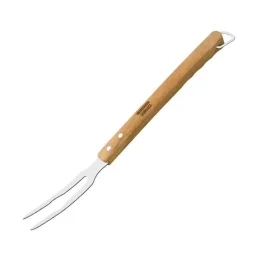 TRAMONTINA Carving Fork Wood Handle Stainless Steel Xtreme Strength
