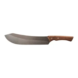 TRAMONTINA Churasco Black 10" Meat Knife Stainless Steel Wood Handle FSC Cert