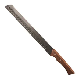 TRAMONTINA Churasco Black 12" Stainless Steel Brisket Knife Wood Handle BBQ Tool