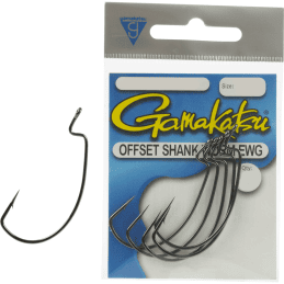 Gamakatsu Worm EWG Offset Fishing Hooks Sizes 1 to 5/0