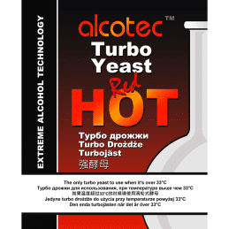 Alcotec Red Hot Turbo Homebrew Spirit Distilling Yeast Brewing