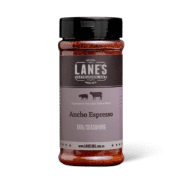 Lane's Ancho Espresso Pit Master Size BBQ Rub Seasoning 303gm