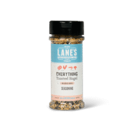 Lane's Everything Toasted Bagel Small Shaker Size BBQ Rub Seasoning 130grams