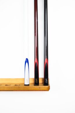 Grafex Supreme Graphite Pool Snooker Billiard Cue SET of 3 Black White Burgundy