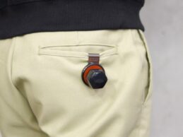 Kamui Roku Pool Snooker Billiard Magnetic Belt Clip Chalk and Holder Brown
