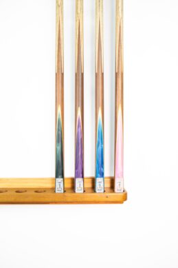 Lumex Cruiser Pool Snooker Billiard Cue Pink Green Blue Purple Set of 4 Cues