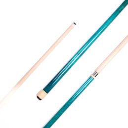 Dyed Maple Pool Snooker Billiard Cue Stick Aqua Blue 12.5mm Tip