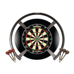 Target Darts OMNI, Winmau Blade 6 Dual Core Dart Board, Black Surround, + Darts