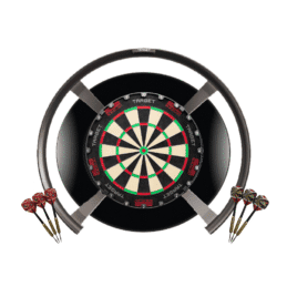 Target Darts OMNI, TOR Dart Board, Black Surround, + Darts