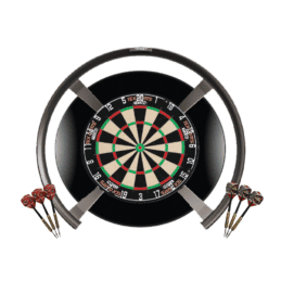 Target Darts OMNI Tex Titan Dart Board, Black Surround, + Darts