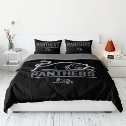 Penrith Panthers NRL Team Logo Queen Quilt Cover Set
