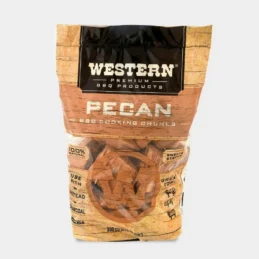 Western BBQ Pecan Wood Smoker Chunks Smoking Outdoors Barbecue Timber