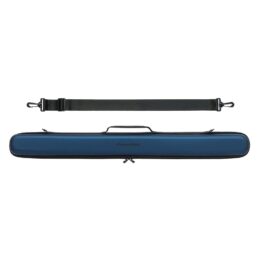 Powerglide Svartur Metallic Deluxe 2 Piece Pool Snooker Billiard Cue Case BLUE