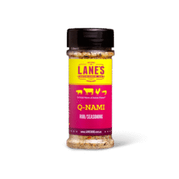 Lane's Q-Nami Small Shaker Size BBQ Rub Seasoning 124grams