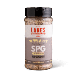 Lane's SPG ( Salt, Pepper, Garlic) Pit Master Size BBQ Rub Seasoning 354gm