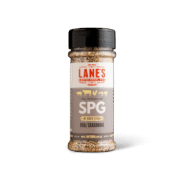 Lane's SPG ( Salt, Pepper, Garlic) Small Shaker Size BBQ Rub Seasoning 130grams