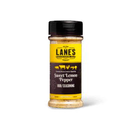 Lane's Sweet Lemon Pepper Small Shaker Size BBQ Rub Seasoning 136grams
