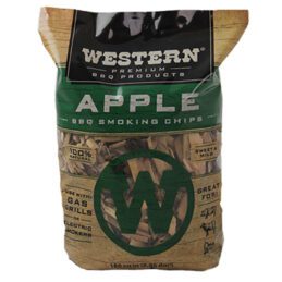 Western BBQ Apple Wood Smokers Chips Smoking Outdoors Barbecue Timber