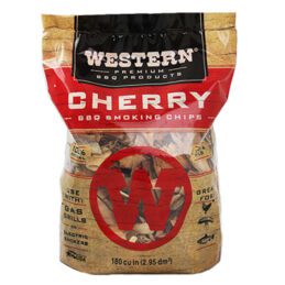 Western BBQ Cherry Wood Smokers Chips Smoking Outdoors Barbecue Timber