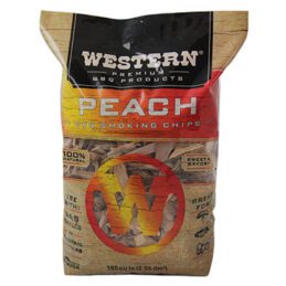 Western BBQ Peach Wood Smokers Chips Smoking Outdoors Barbecue Timber