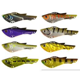 Atomic Hardz Fishing Lure Metalz 80mm 1oz Vibrating Blade